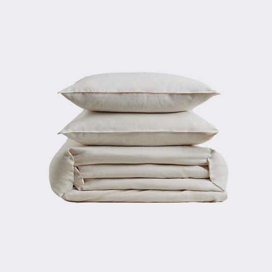 Natural Linen Duvet Set